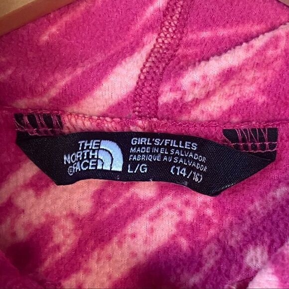 THE NORTH FACE Fleece Jacket Tie Dye Full Zip Hoodie - Picture 3 of 9